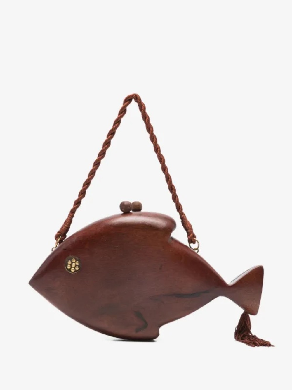 NWT Simon Miller fish-motif clutch bag